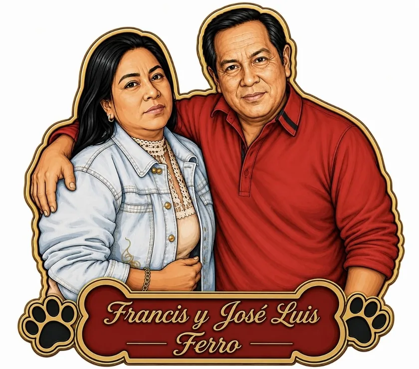 Francis and José Luis Ferro, the family behind Plaquitas Ferro Fashion
