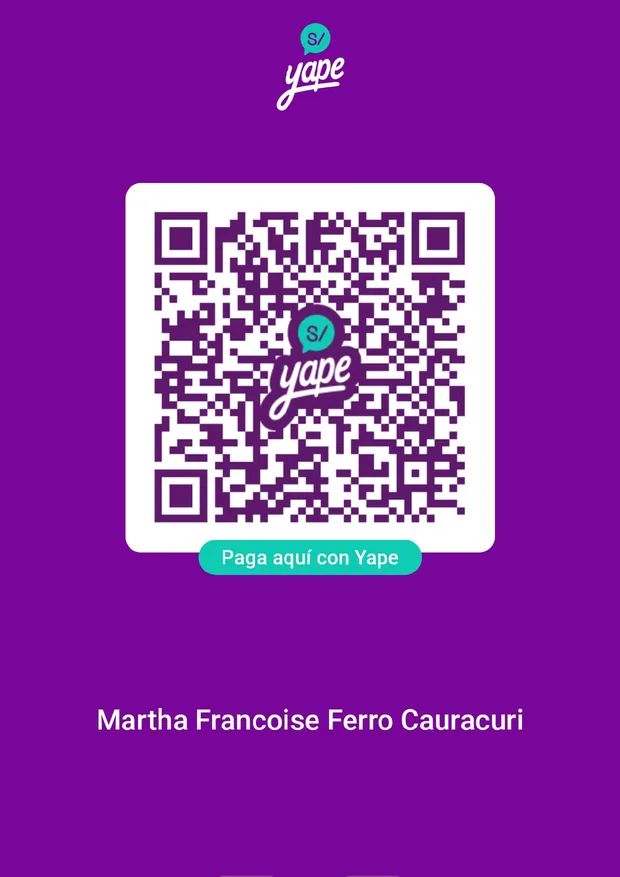 Yape · Martha Francoise Ferro Cauracuri